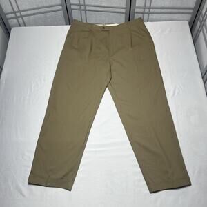 Men’s Hart Schaffner Marx Khaki Pleated Pants - Size 40/30